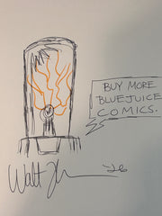 Knights Vol1 Hardcover Custom Art and Signature by Walt Flanagan